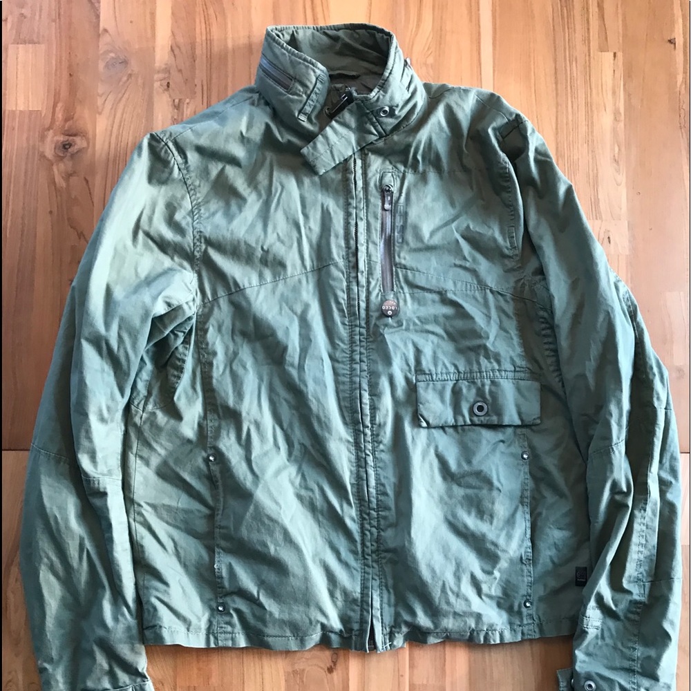 Unique G*STAR army green jacket